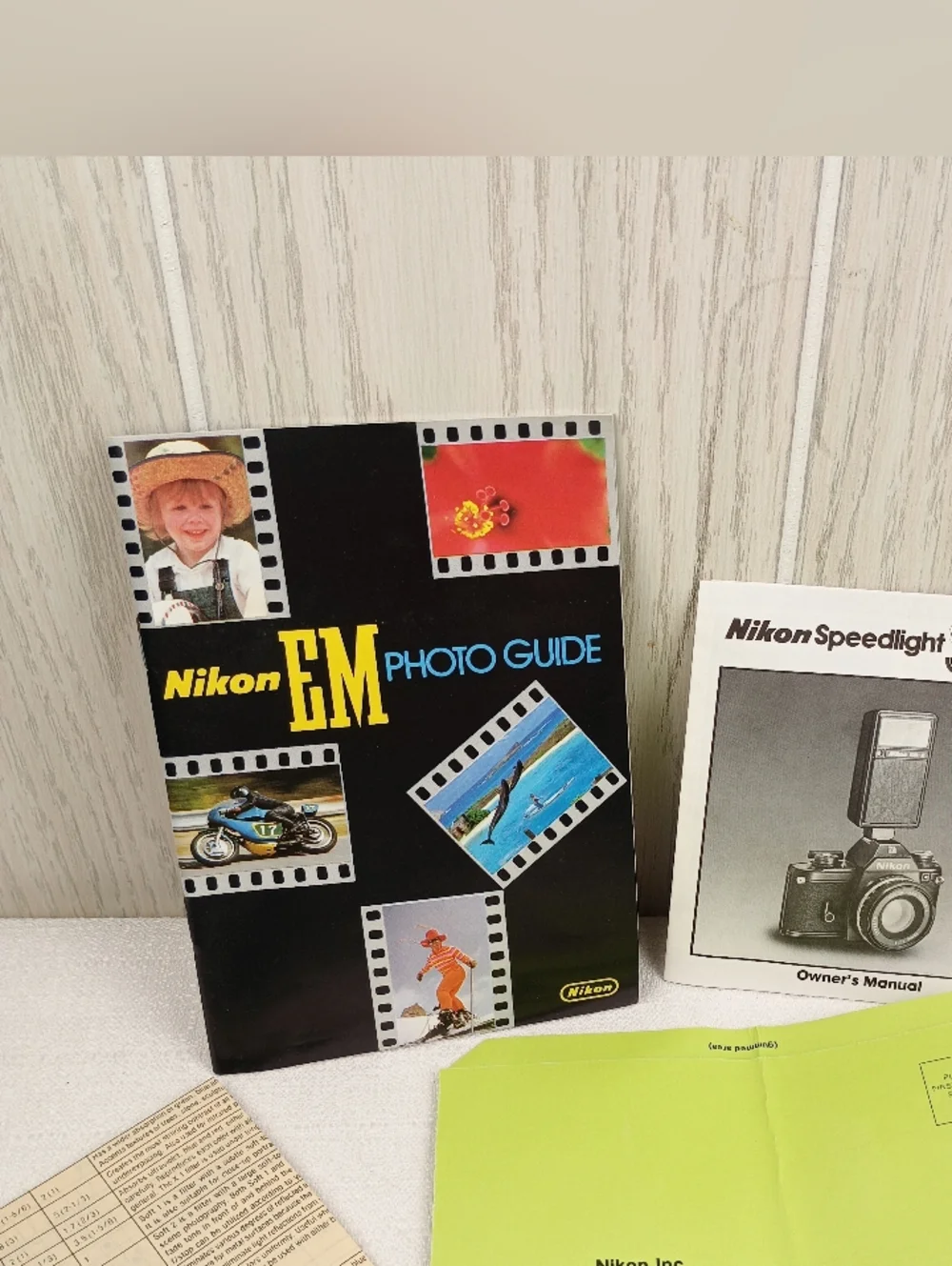 Collection of NIKON manuals +instructions + brochures NIKON F system VTG